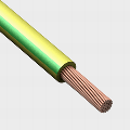 Провод силовой ПуГВнг(A)-LS 1х10 желто-зеленый