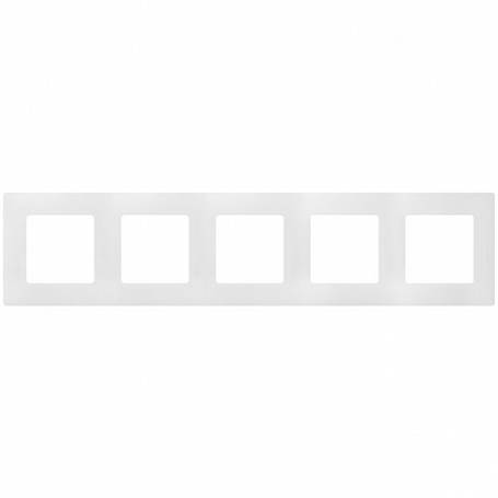 Рамка 5 постовая, белая, 672505 LEGRAND ETIKA